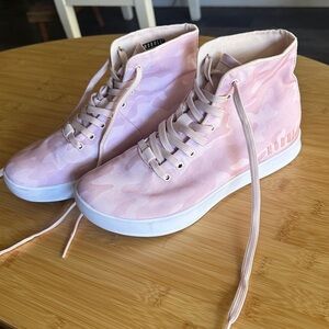 Nobull Pink Camo High-Top Sneakers